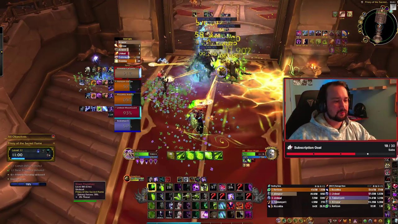 [WoW] Retail Mythic +12s | ❄️Mage 🔥Lock | [DROPS]