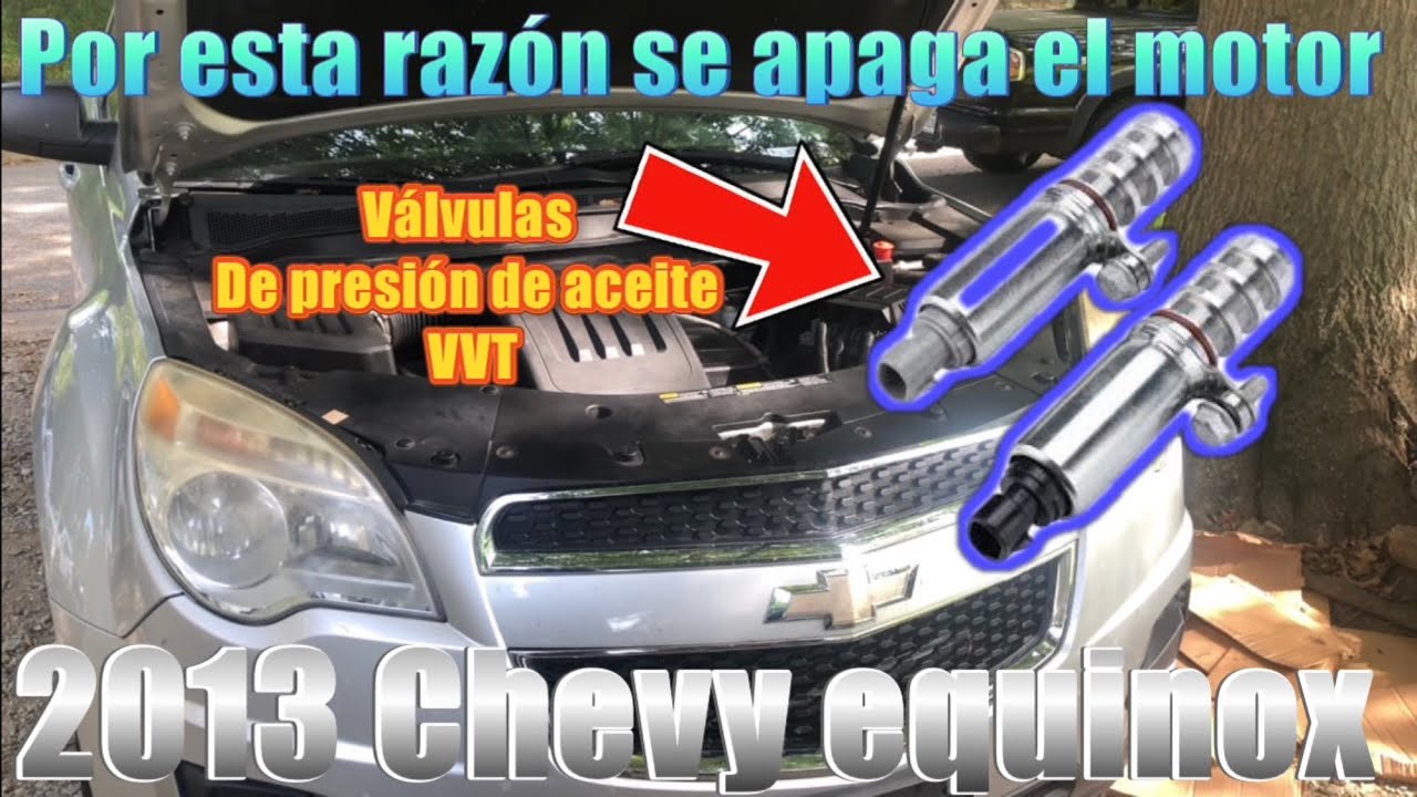 Como reemplazar las válvulas VVT de presión de aceite de una 2013 Chevy equinox