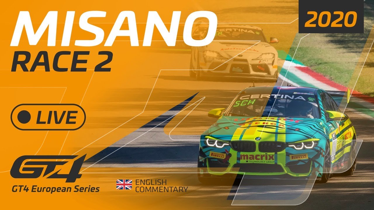 RACE 2 - GT4 EUROPEAN SERIES  - MISANO 2020 - ENGLISH
