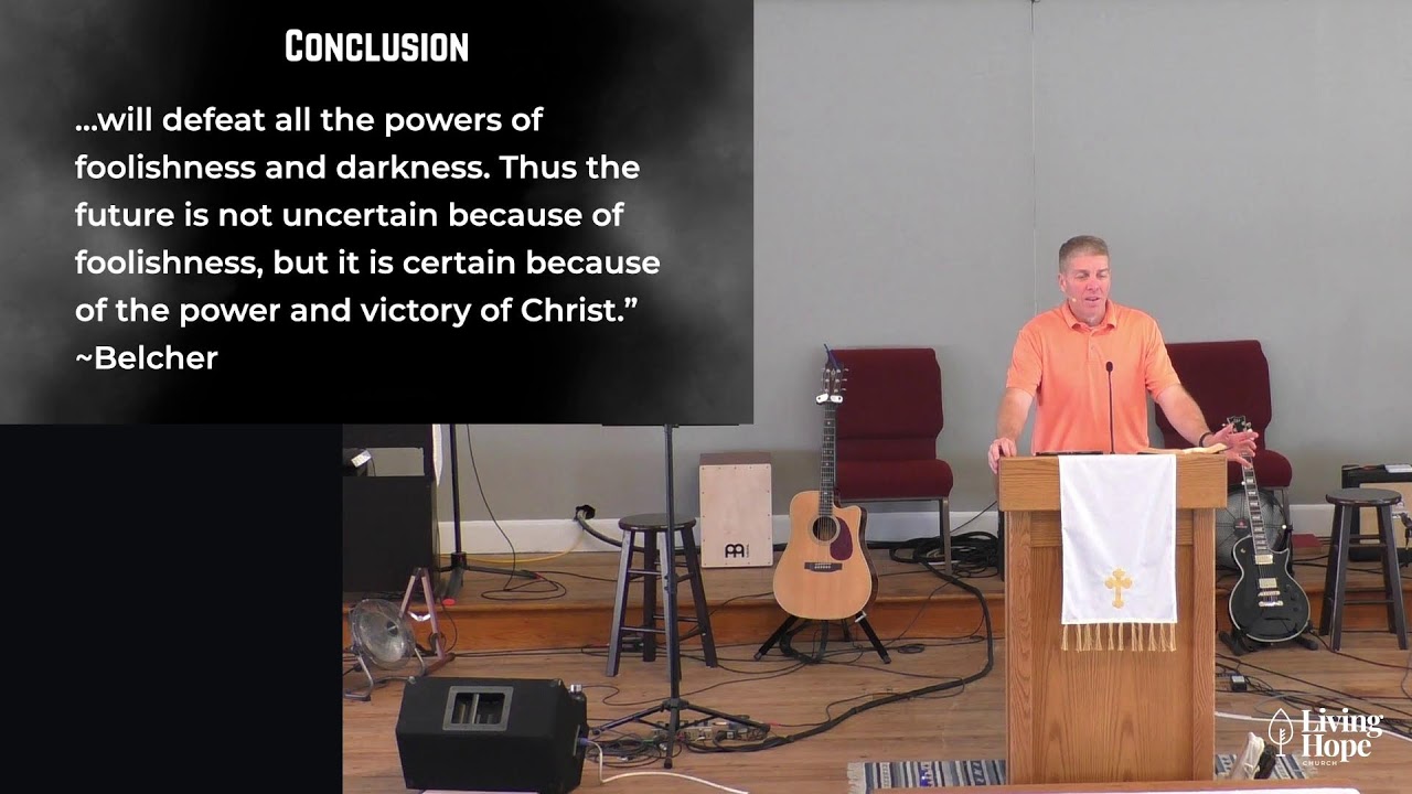 November 16 Worship Service: Folly & Wisdom (Ecclesiastes 9:13-10:20)