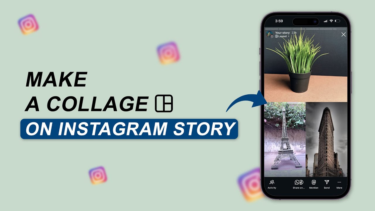 Как сделать коллаж в истории Instagram?