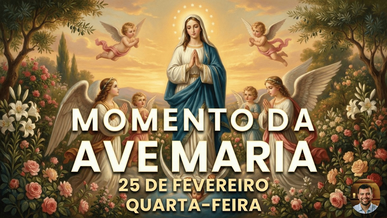 MOMENTO DA AVE MARIA | Oração da Noite | 25 de Fevereiro