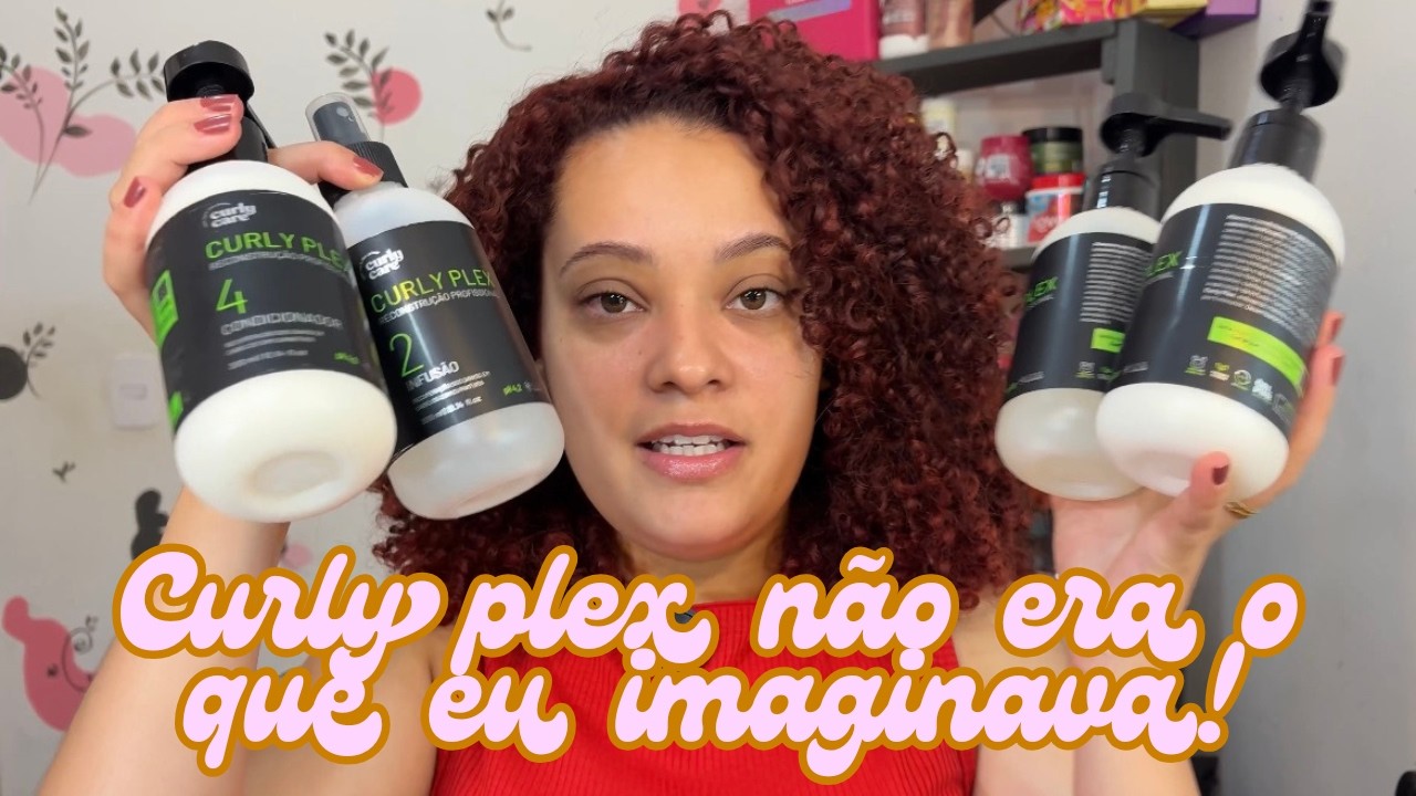Testei CURLY PLEX da Curly care no meu cabelo cacheado