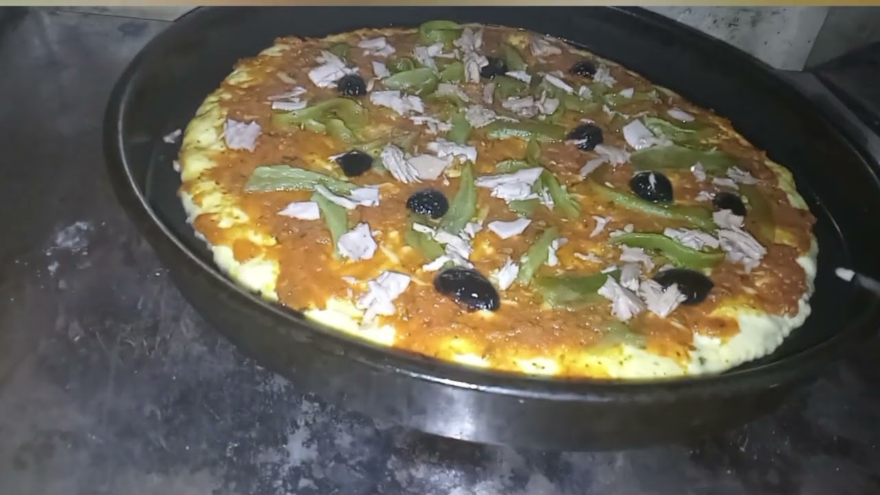 سلام عليكم بيتزا  🍕 ديال الزربة  ساهلة  وسريعة 