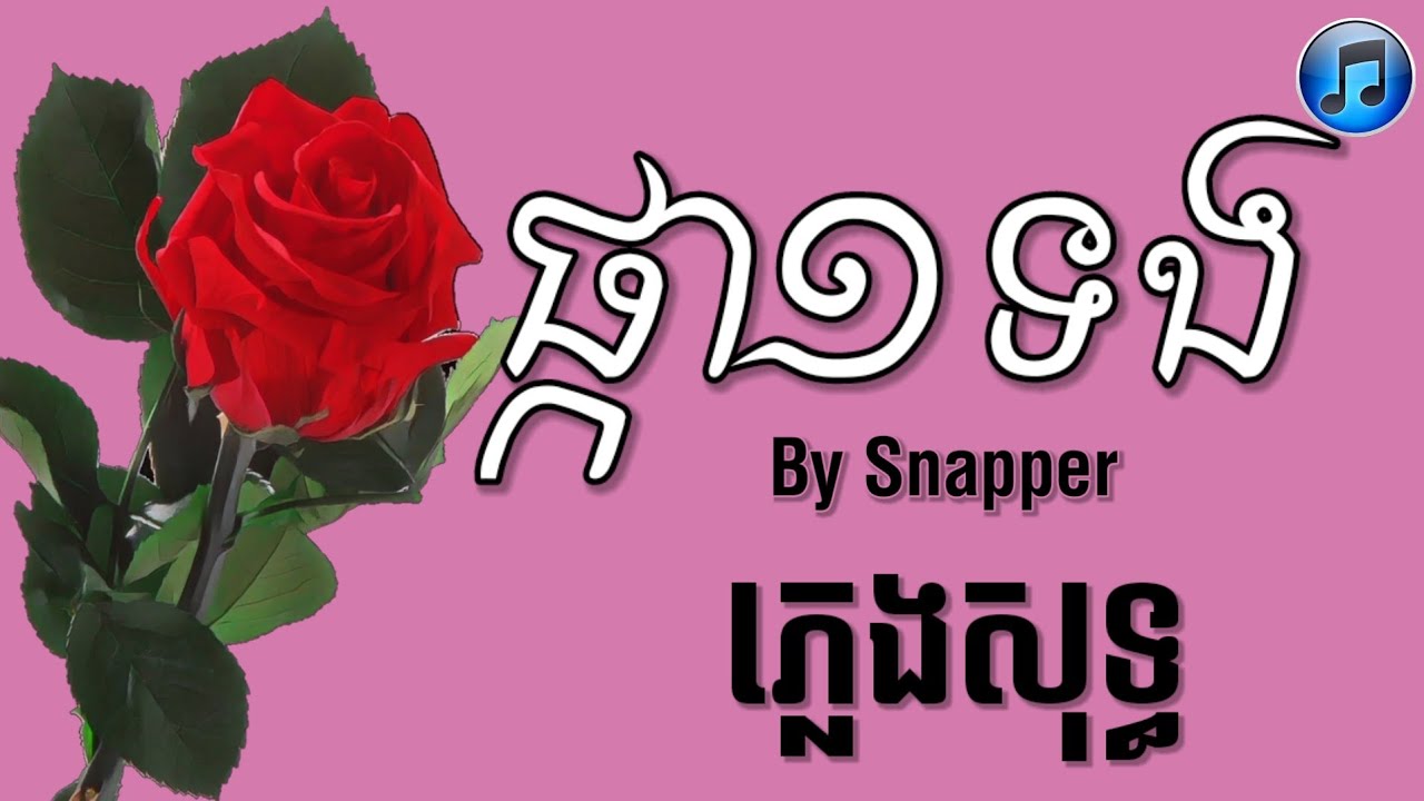 ផ្កាមួយទង - Snapper, LONG WAY | ភ្លេងសុទ្ធ (LYRICS KARAOKE)