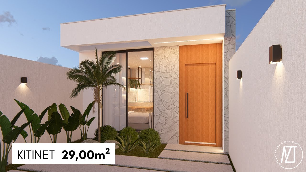 ✅PROJETO DE KITNET PEQUENA | CASA MINIMALISTA | 4,50X6,50 [2025]