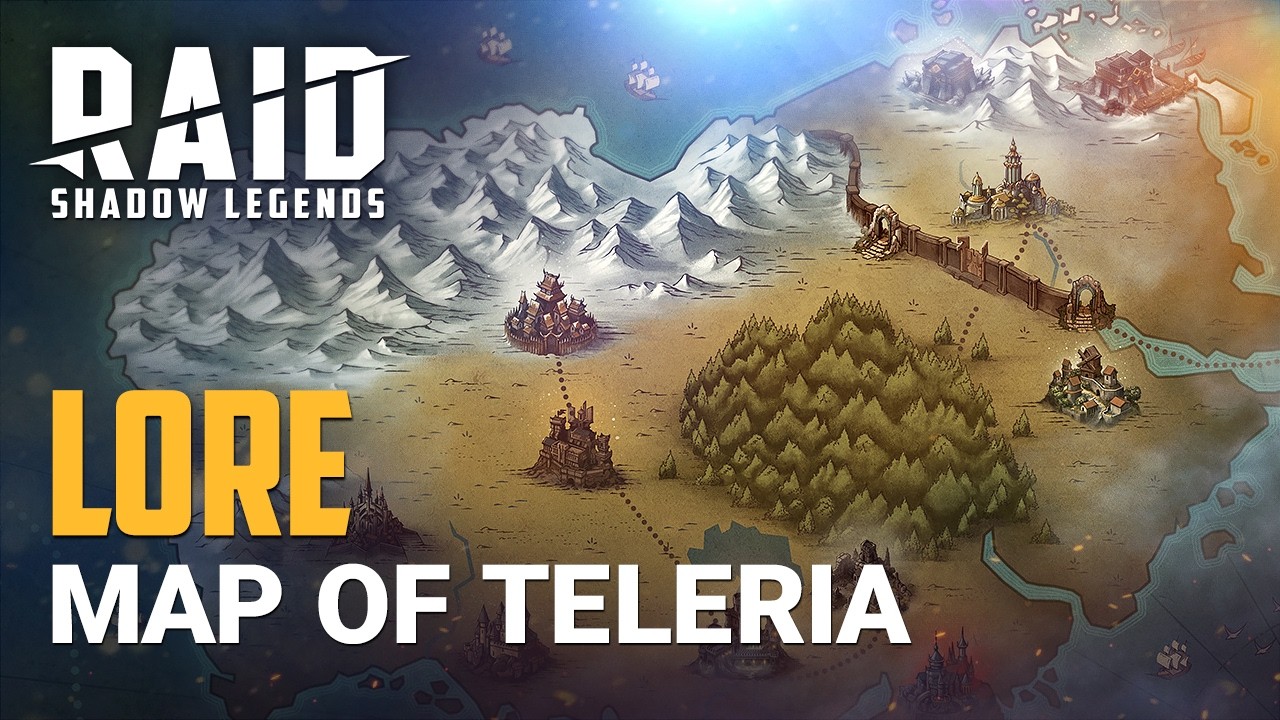 RAID: Shadow Legends | Map of Teleria Lore