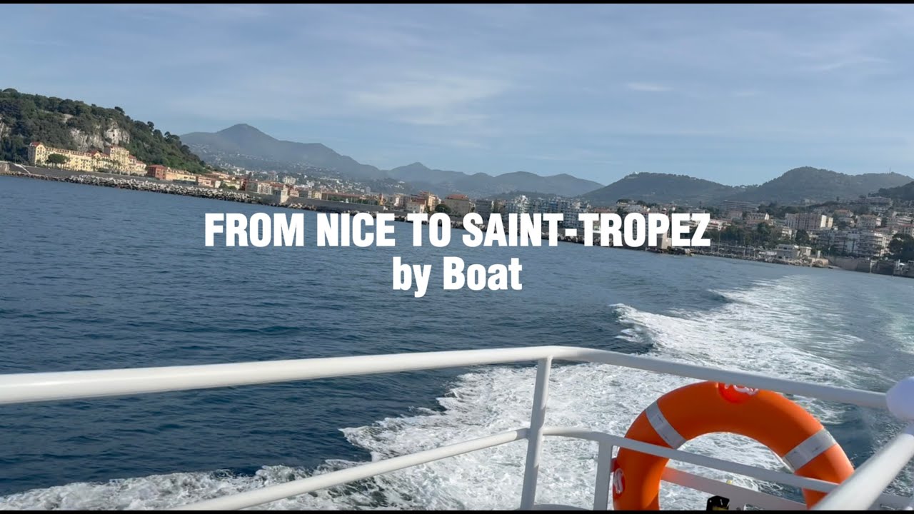 Boat trip from Nice to Saint-Tropez! 🚤☀️