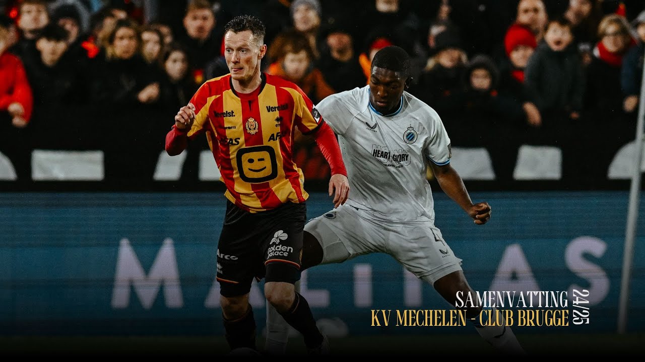 S24/25 - Speeldag 17 - KV Mechelen vs. Club Brugge
