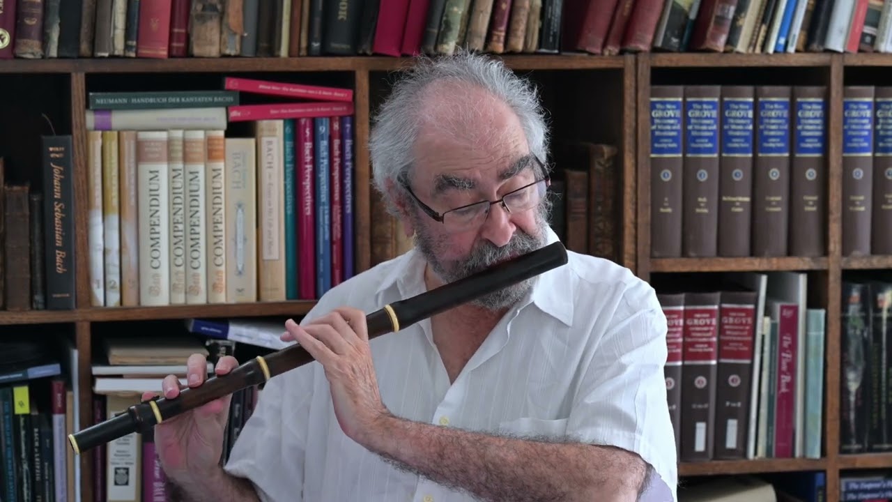 Demonstration of a 1-key flute by Wrede, London