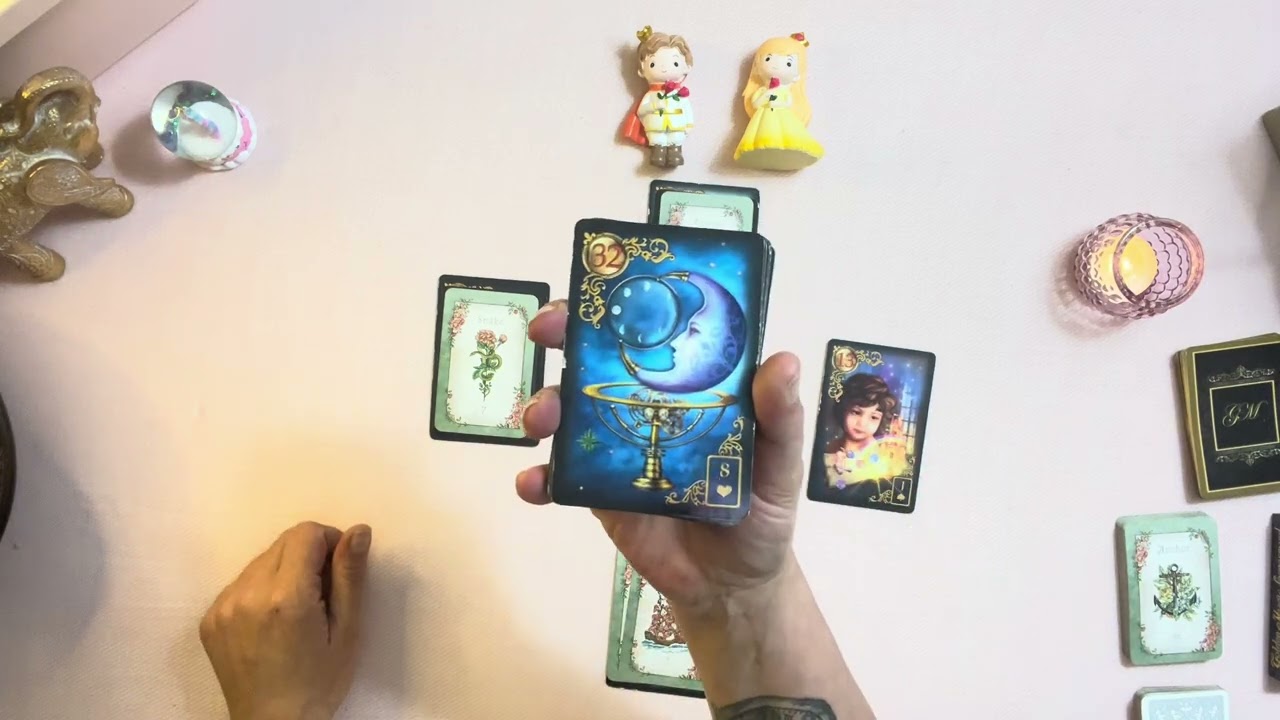 Keltisches Kreuz Lenormand-  deine 👸 Vergangenheit ist NICHT deine Zukunft 😅 ......aber der Prinz 😋🤴