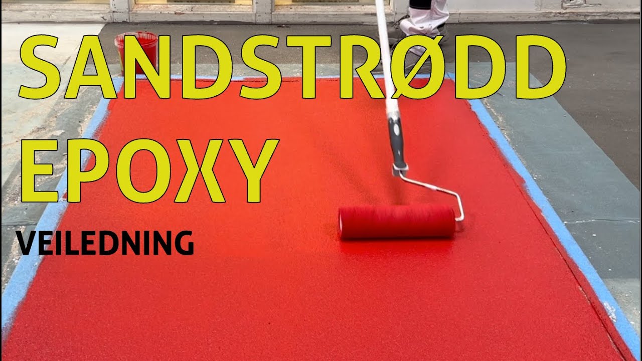 Sandstrødd epoxygulv