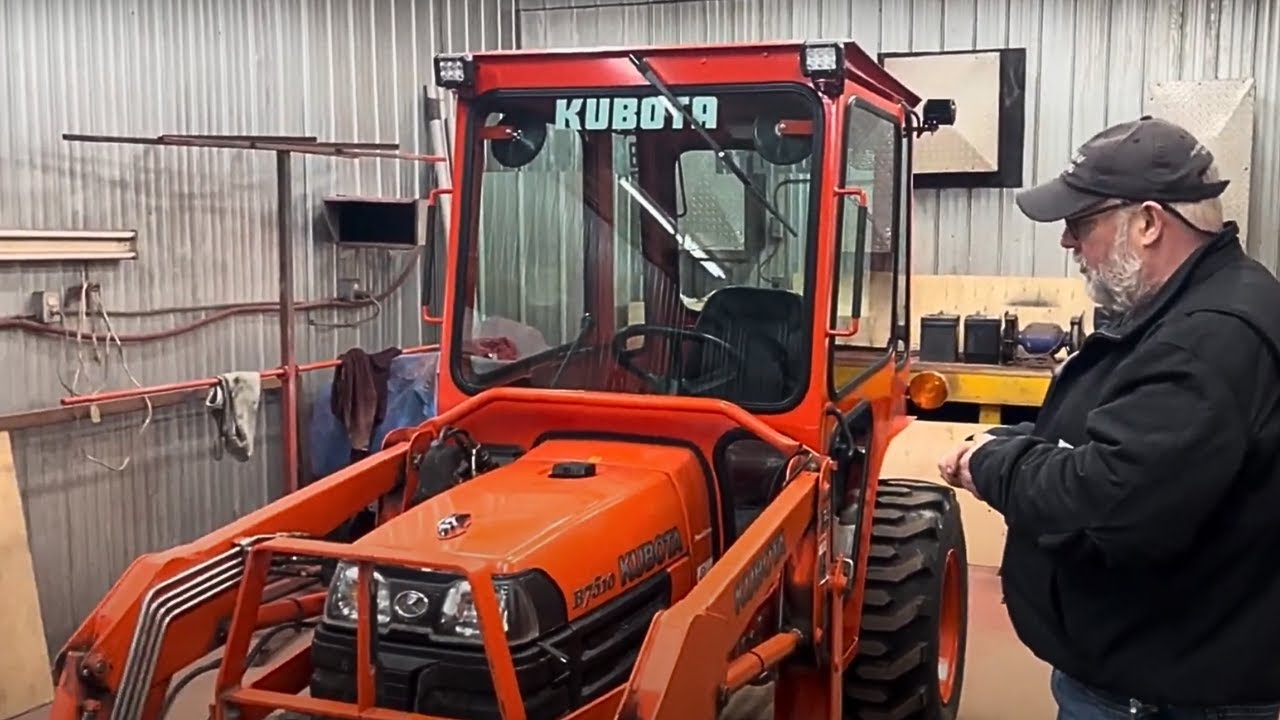 Custom Fabricated Tractor Cab // Kubota B7510