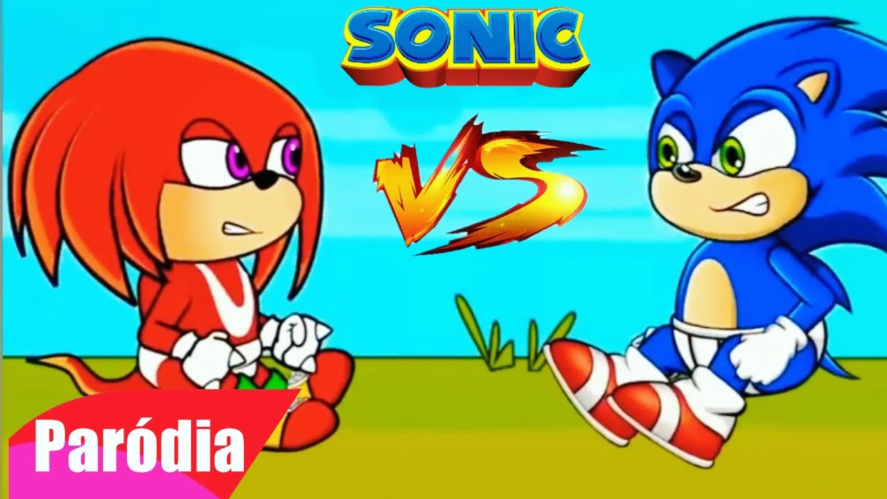 BABY SONIC VS BABY KNUCKLES!!!