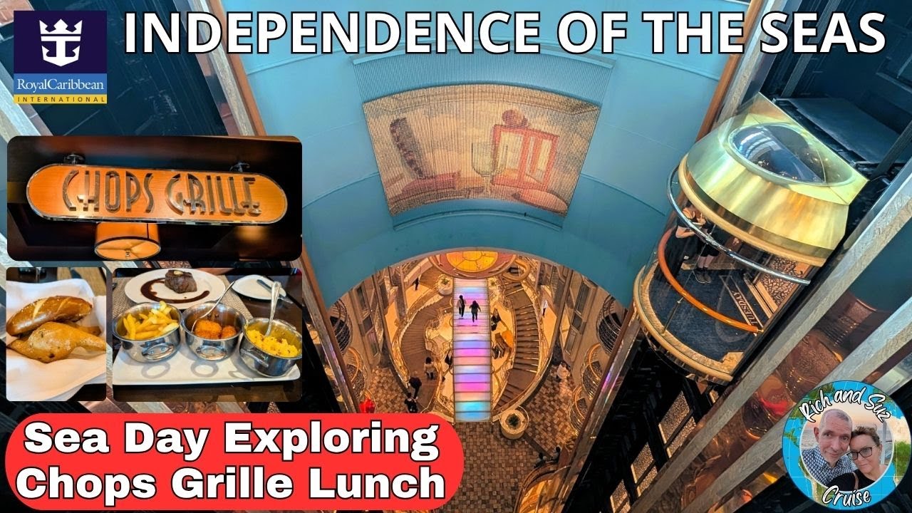 Обед с отбивными на гриле, исследование морского дня. Independence of the Seas, 5 ночей, Северная...