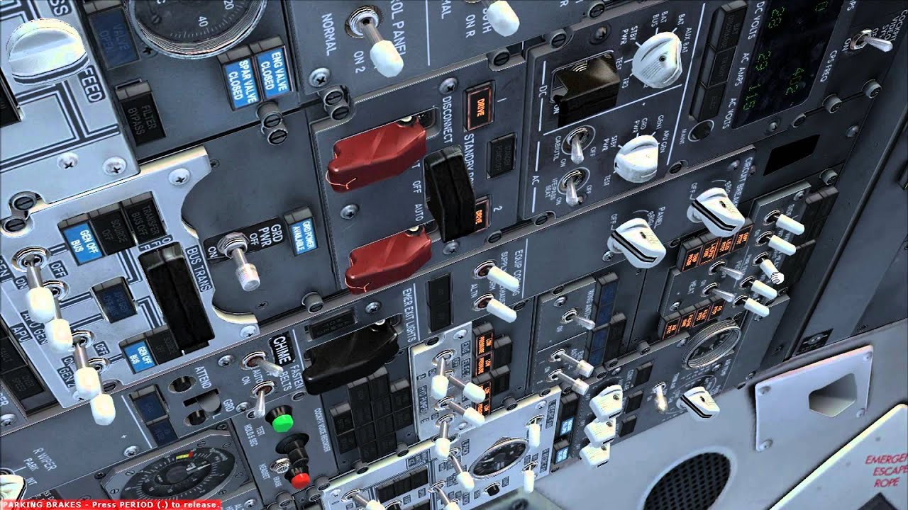 How to start a Boeing 737-800 (FSX)