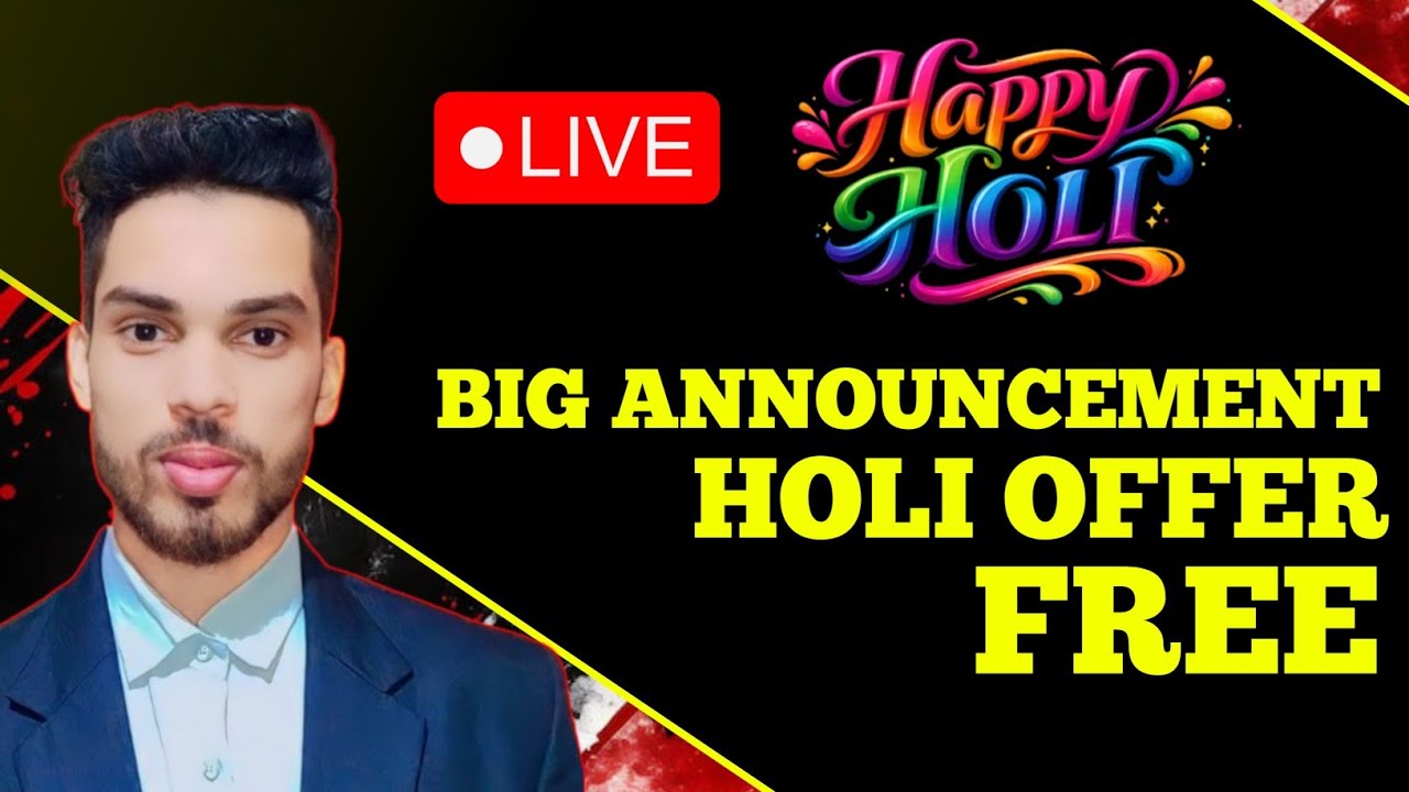 Happy Holi // Free Ebook // Holi Offer // Big Announcement // Roushan Krishmani