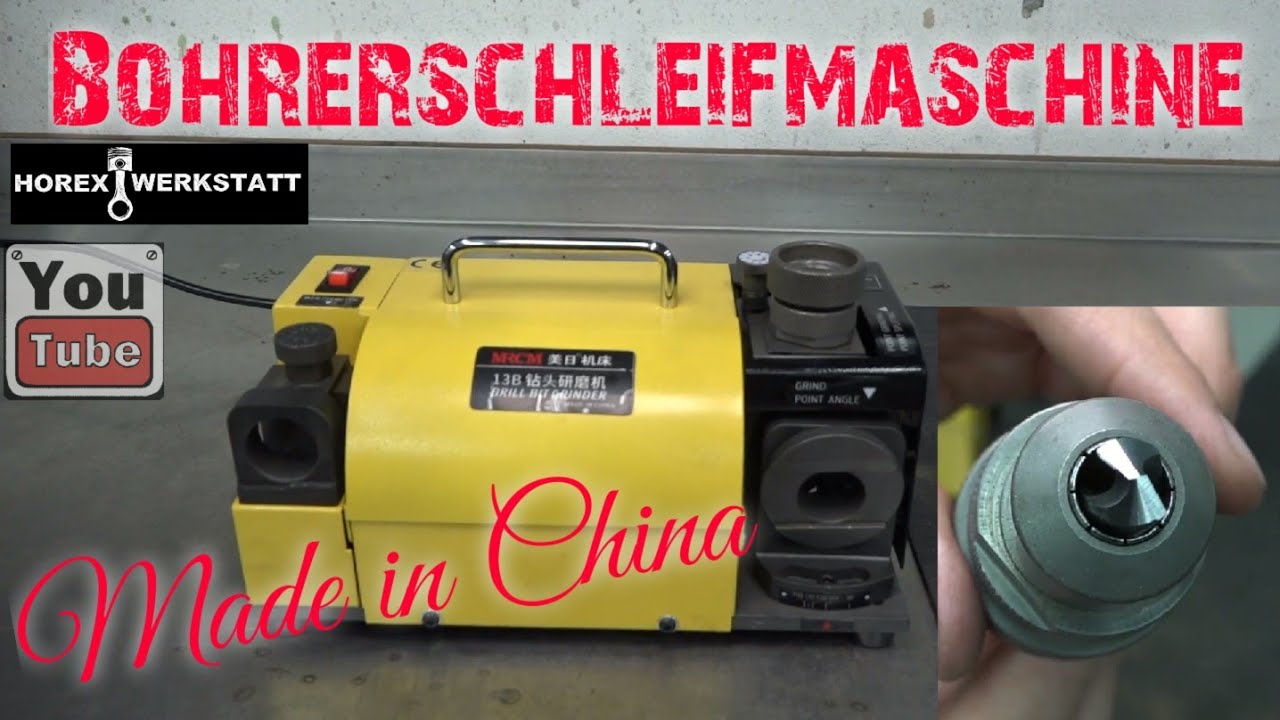 Die Chinesische Bohrerschleifmaschine | Drill Bit Grinder | Bohrer schnell & einfach anschleifen