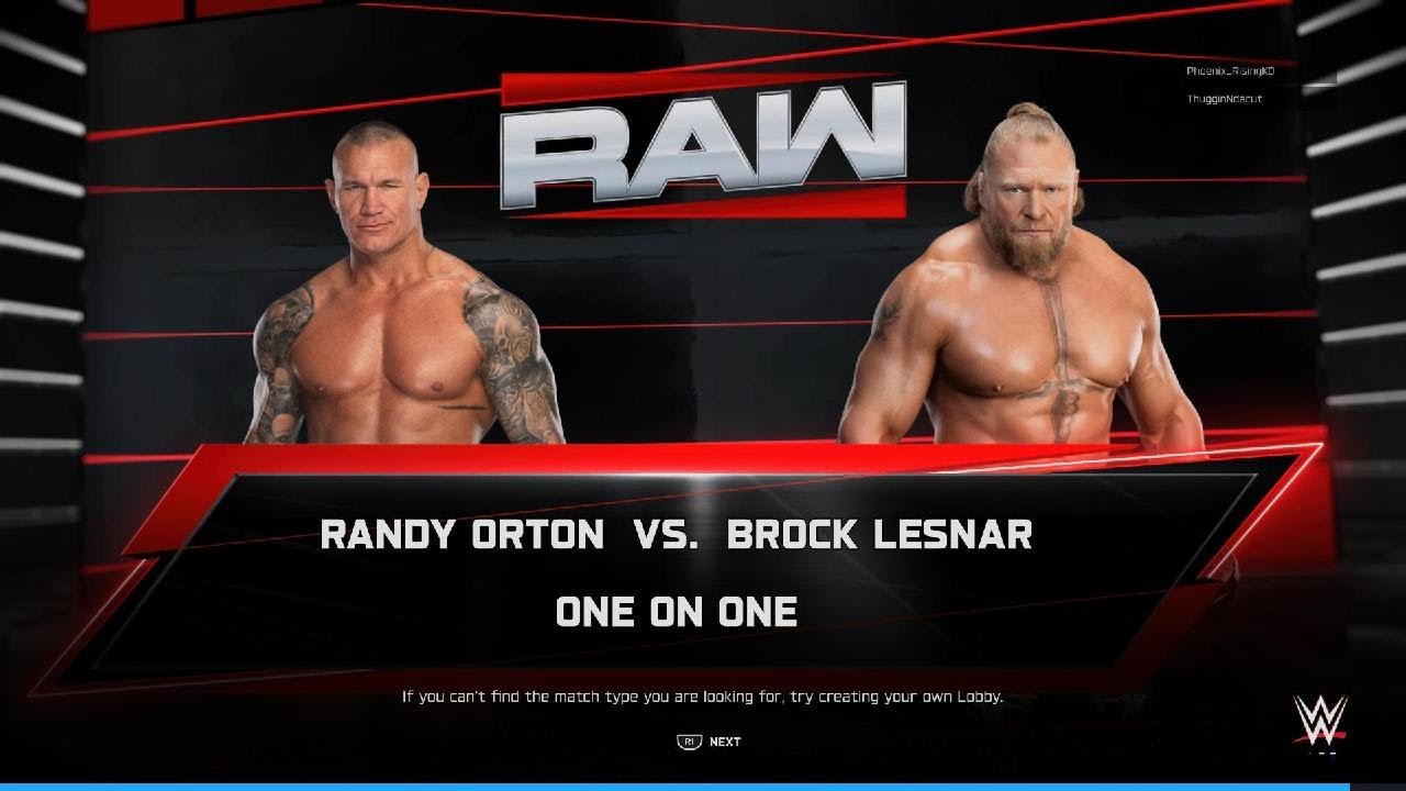 Randy Orton vs Brock Lesnar | Epic Match