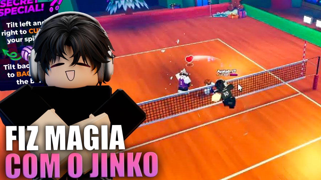FIZ MAGIA COM O JINKO! ESTOU MELHORANDO MUITO COM O JINKO NO VOLLEYBALL LEGENDS