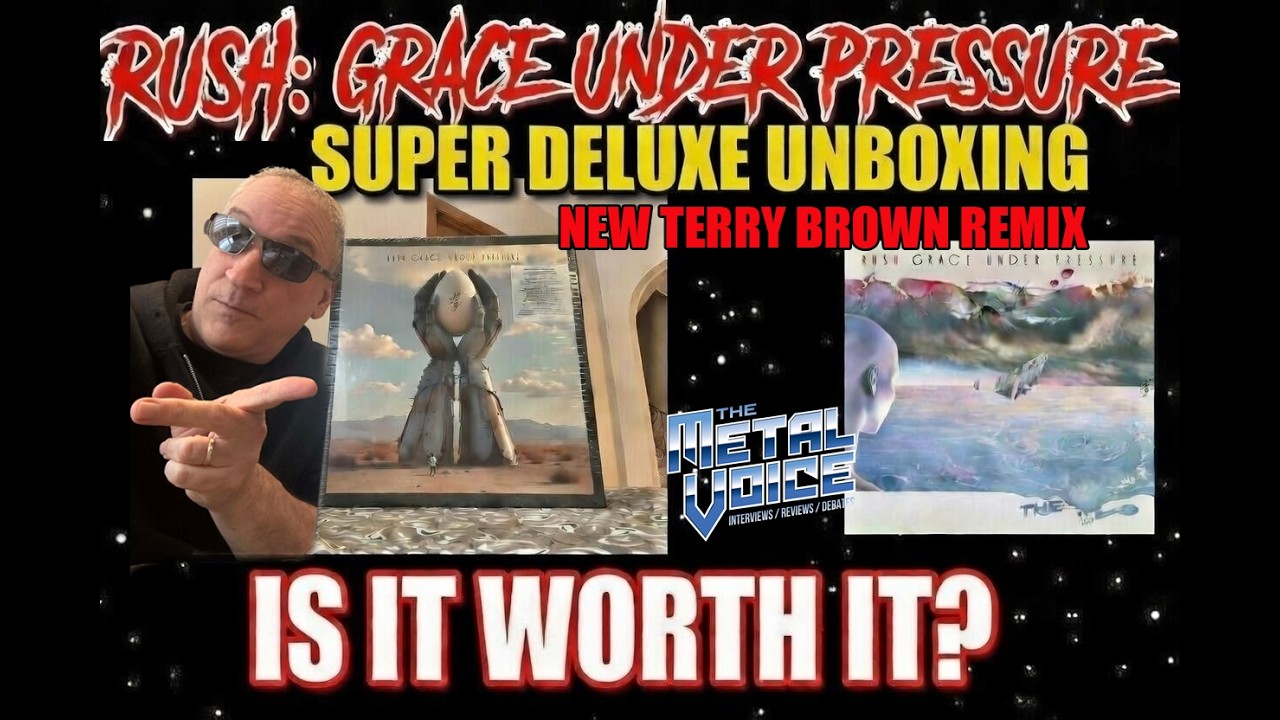 RUSH GRACE UNDER PRESSURE Super Deluxe Unboxing: Terry Brown Remix- Is it Worth it? & Music Reaction