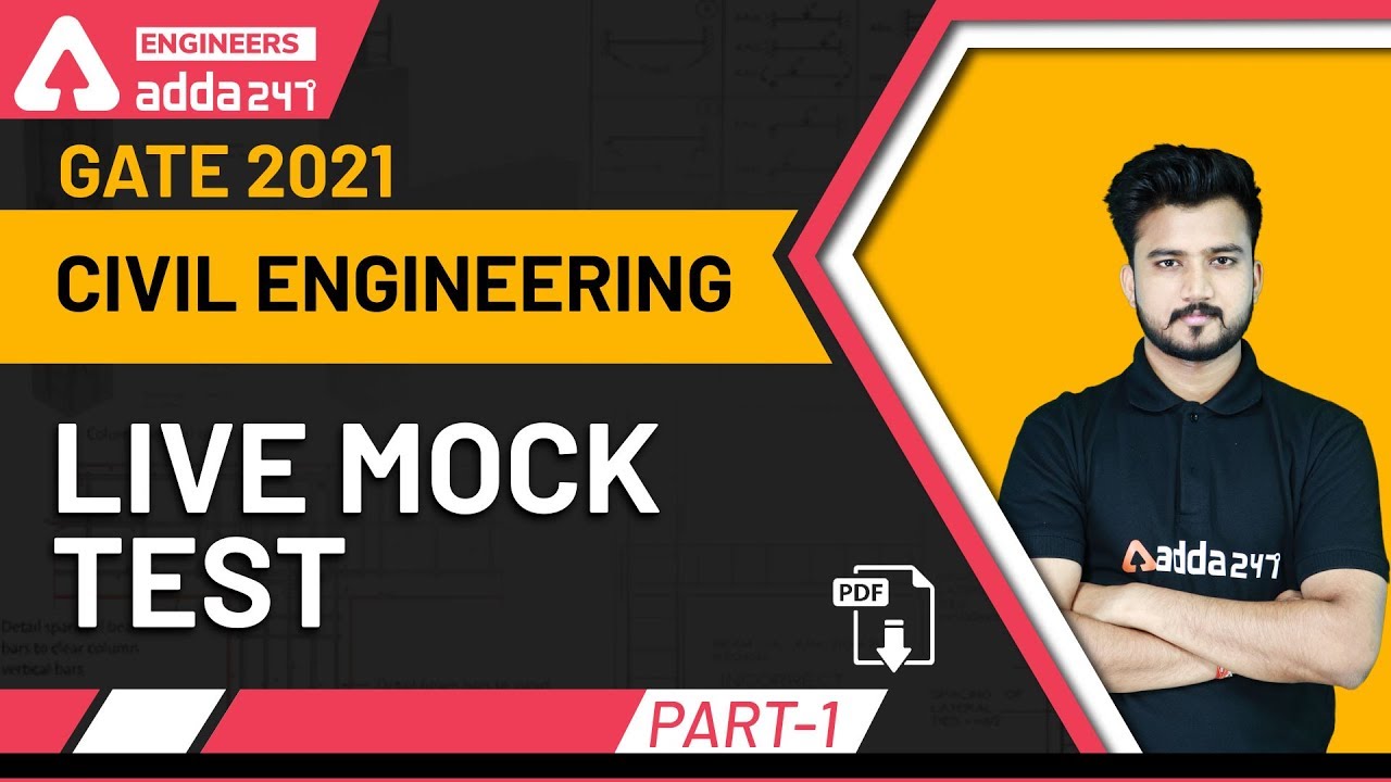 CIVIL ENGINEERING GATE Live Mock Test Part 1
