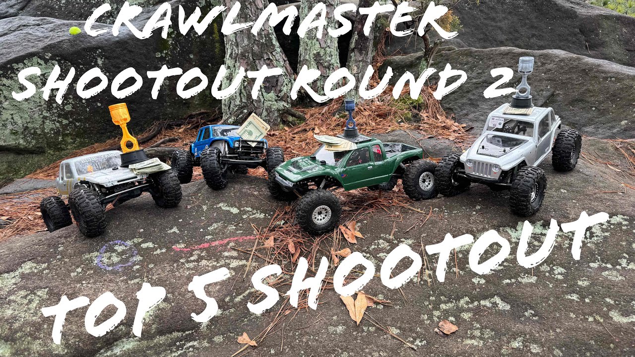 Crawlmaster Shootout round 2 RC rock crawler competition ( Finals )