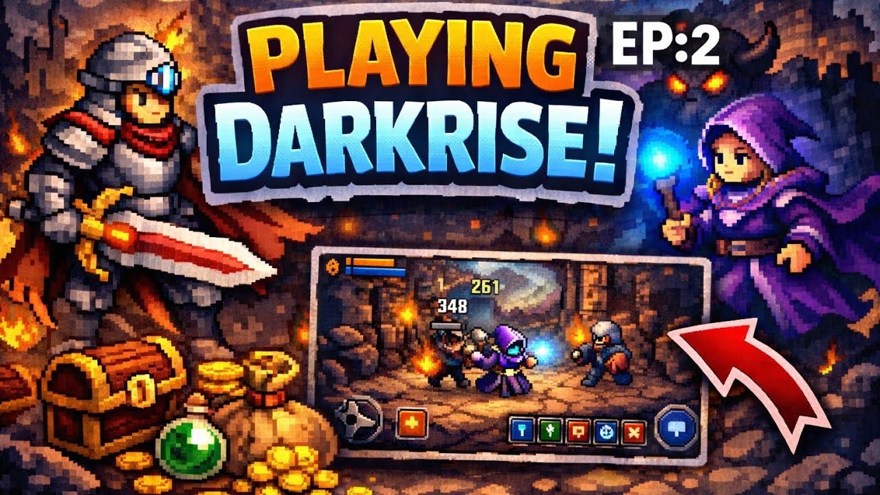 ⚔️ PLAYING DARKRISE – EP 2Mais inimigos, mais loot e mais caos! 💥👾