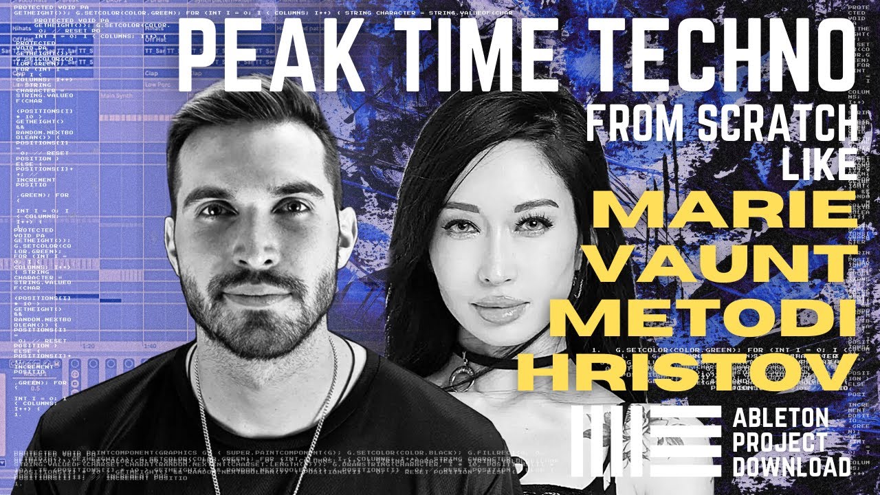Metodi Hristov  Marie Vaunt Techno Track From Scratch Tutorial ( Ableton Live project )