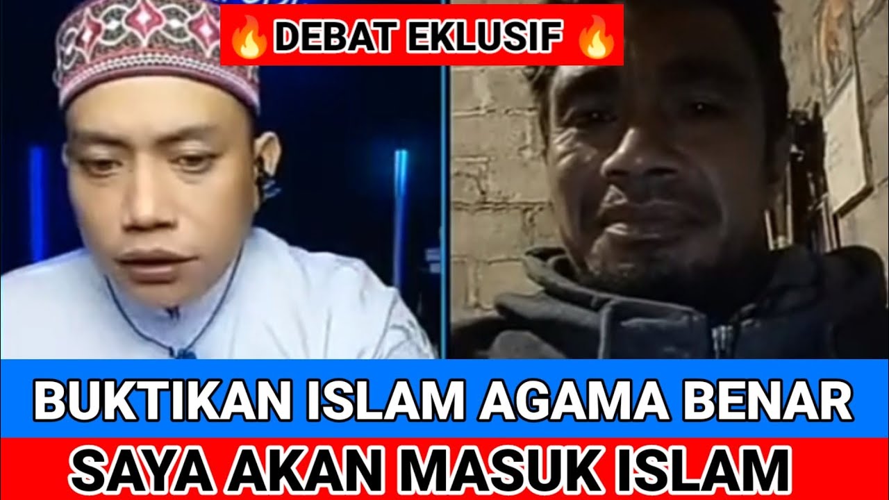 MENGEJUTKAN, KRISTEN TANTANG UST YUSUF PI, SAYA AKAN MASUK ISLAM