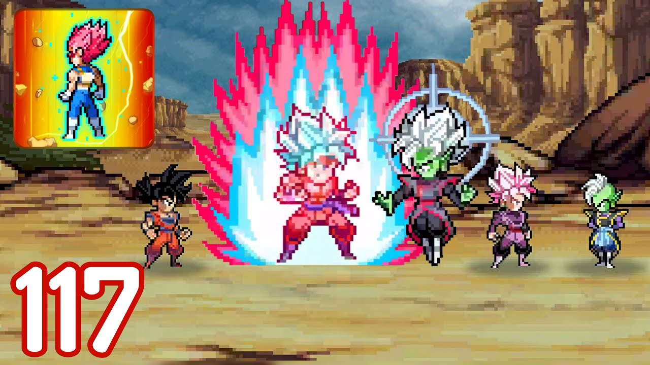 Legendary Fighter-(Gameplay 117)-GOKU BLUE KAIOKEN VS ZAMASU