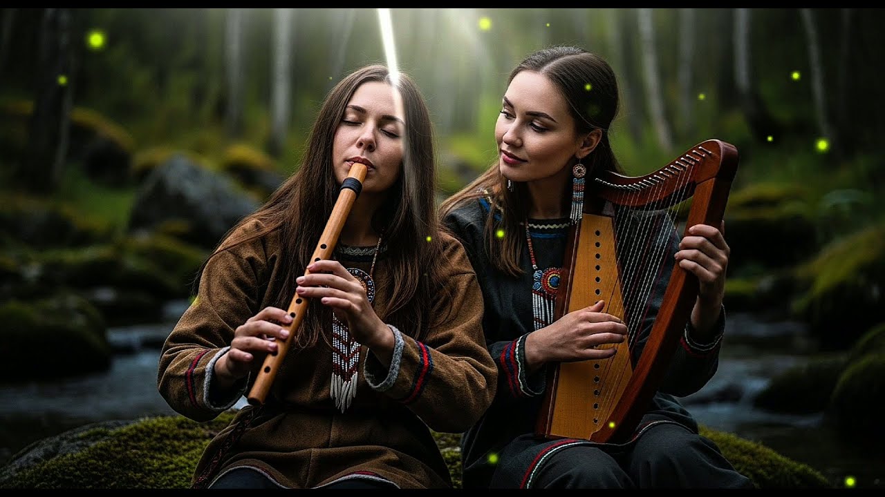 Сибирская шаманская флейта и арфа • Древние частоты исцеления [МГНОВЕННОЕ СПОКОЙСТВИЕ]