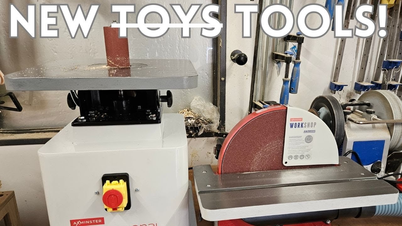 Unboxing & First Impressions - Axminster AP152OVS Bobbin Sander & AW300DS Disc Sander