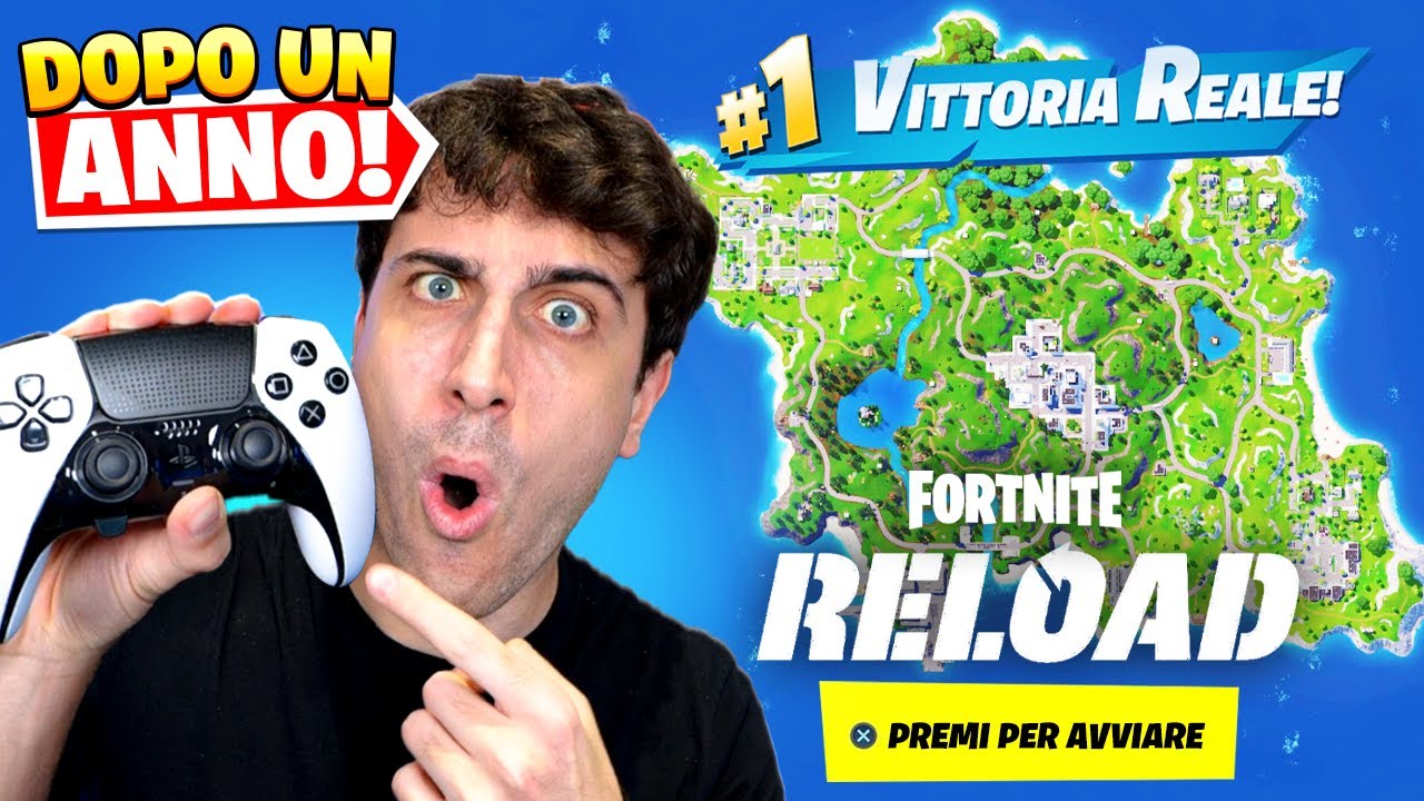 Torno a Giocare da PAD dopo ANNI per Fortnite OG RELOAD e VINCO la Partita! Fortnite ITA!