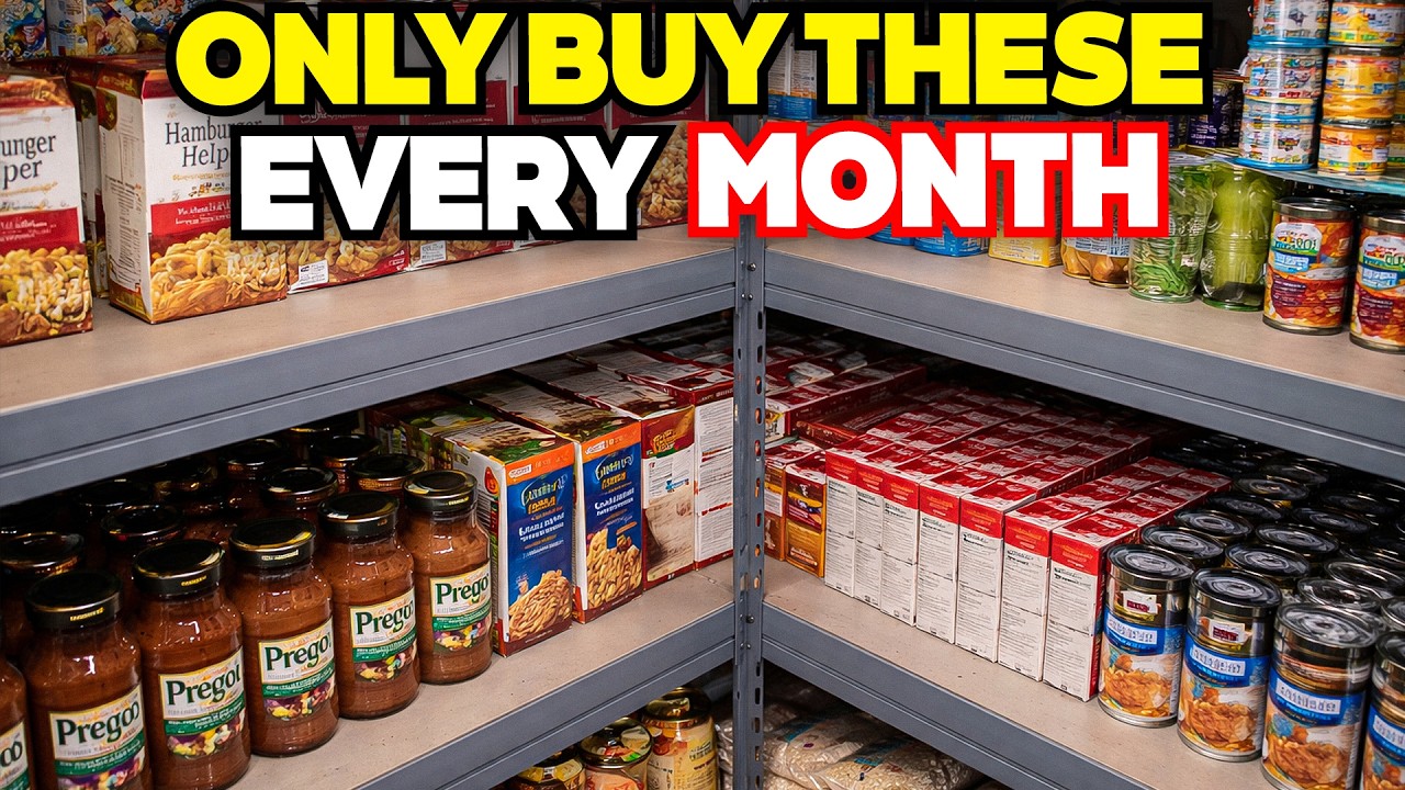 Only Buy These 17 Groceries Every Month! (STOP Wasting Money On The Rest)
