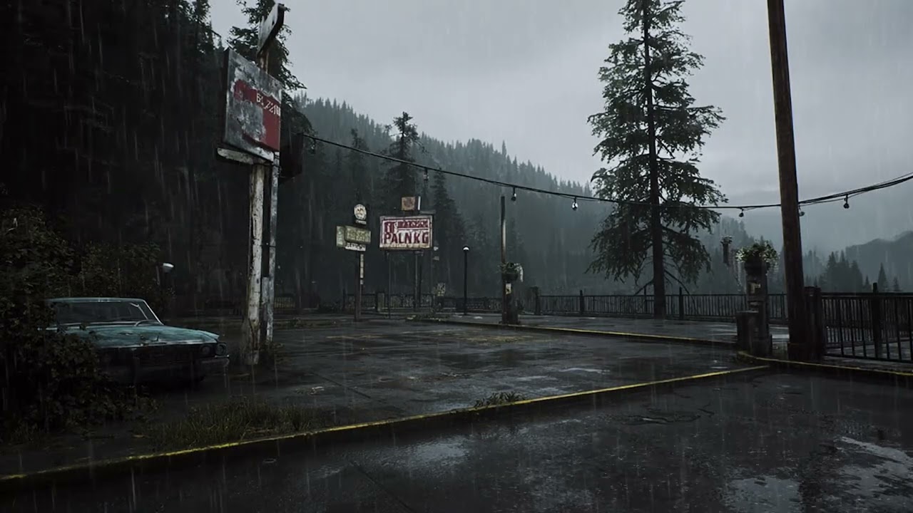 Heavy Rain in a Post-Apocalyptic Wasteland 🌧️ Dark Ambient for Deep Sleep