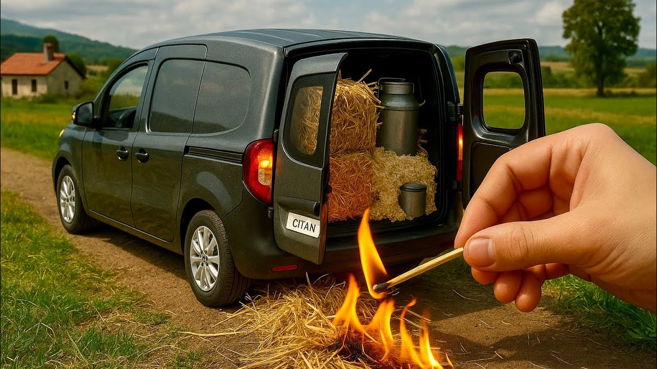 Miniature 1:18 Mercedes-Benz Citan W420 T-Class, magnetite grey - NZG [Unboxing] | Diecast Model Car