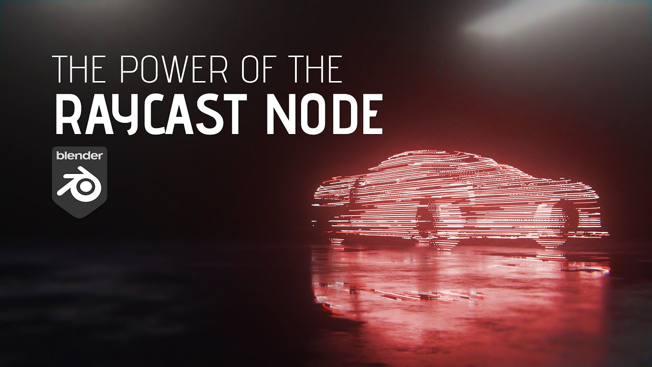 Blender 3.1 Geometry Nodes Lightbeams [Raycast Node is amazing!]