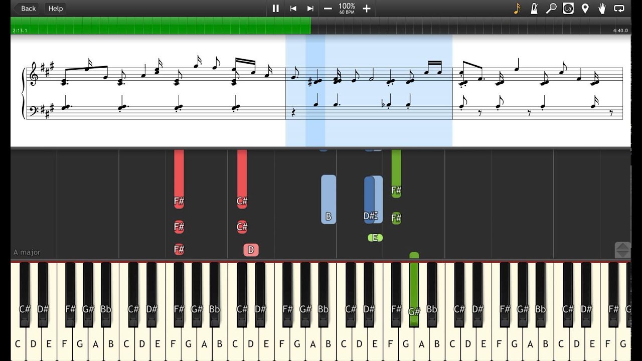 My Foolish Heart - Bill Evans Trio (Synthesia)