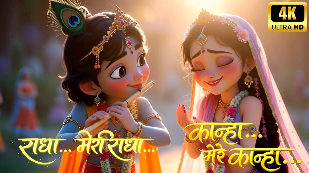 Radha Krishna Prem Bhajan | Radha Ki Kahani & Krishna Ka Prem | Kids Devotional Songs | Bhakti Geet