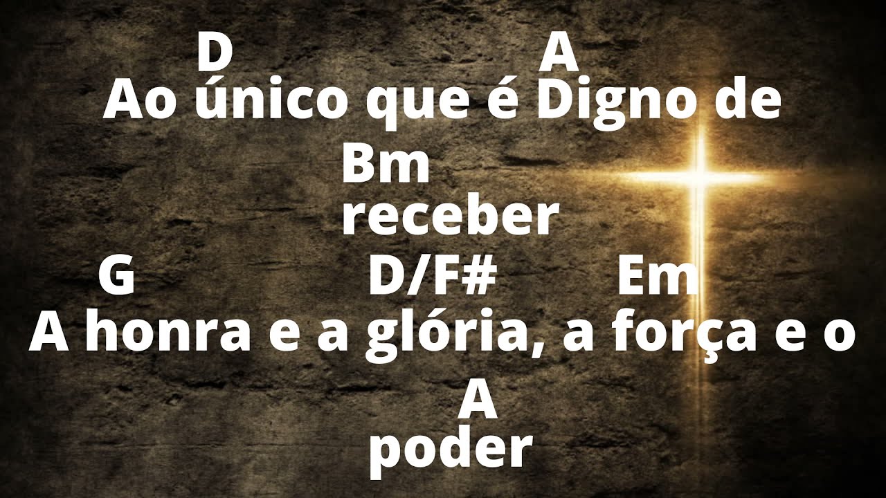 AO ÚNICO QUE É DIGNO - Ministério Koinonya de Louvor (Adoração Cifrada)