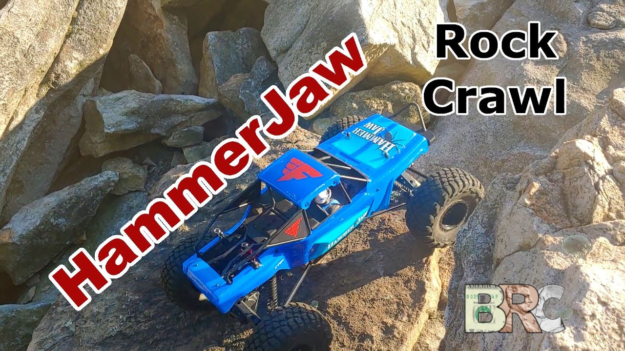 Force RC Hammerjaw Rock crawl - 3 wheel drive!