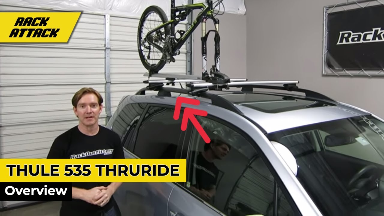 Thule 535 ThruRide Rooftop Fork Mount Bike Carrier Overview And Install