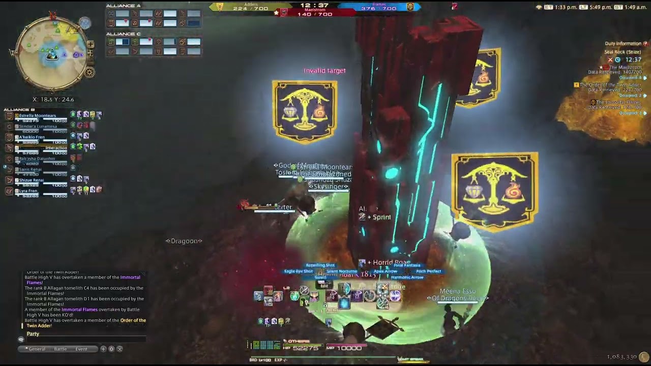 FINAL FANTASY XIV Online PvP Bard Gameplay 7 Kills No Deaths!