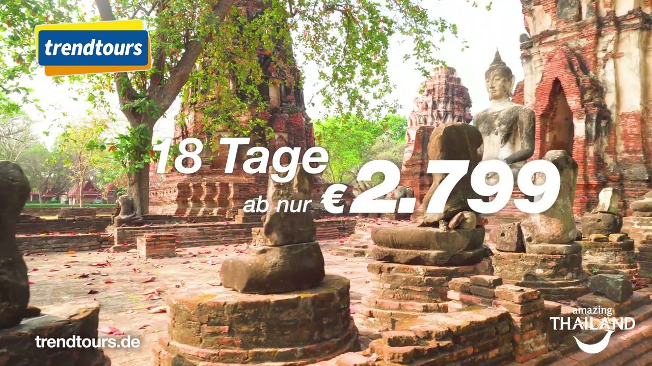 Thailand TV-Spot 2025 | mit trendtours die Welt entdecken