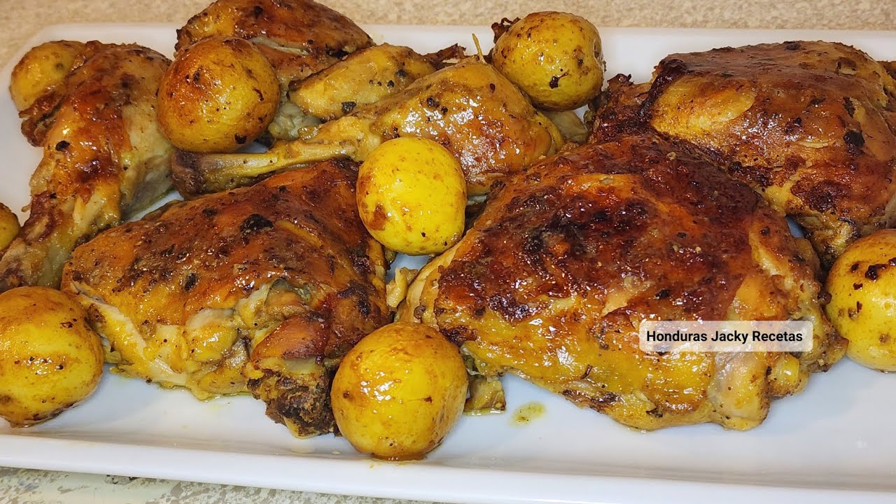 🇭🇳Pollo Horneado/Pollo Al Horno😋🇭🇳