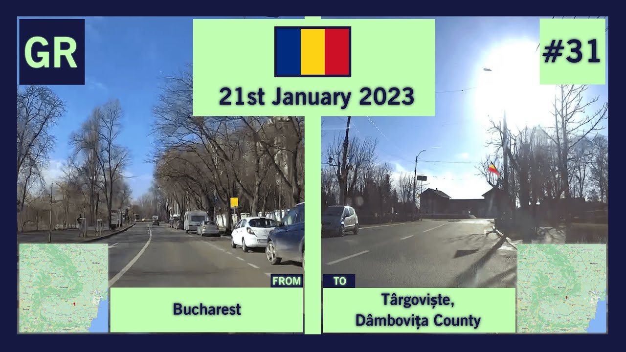 #31 Global Roads | 🇷🇴 Bucharest - 🇷🇴 Târgoviște, Dâmbovița County | 21/01/2023