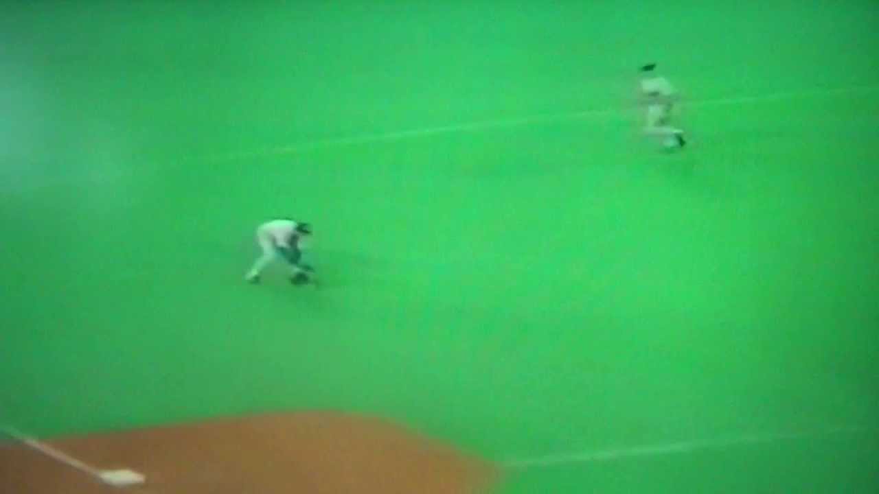 Edgar Martinez Turns Triple Play Versus Toronto Blue Jays Playing Third Base