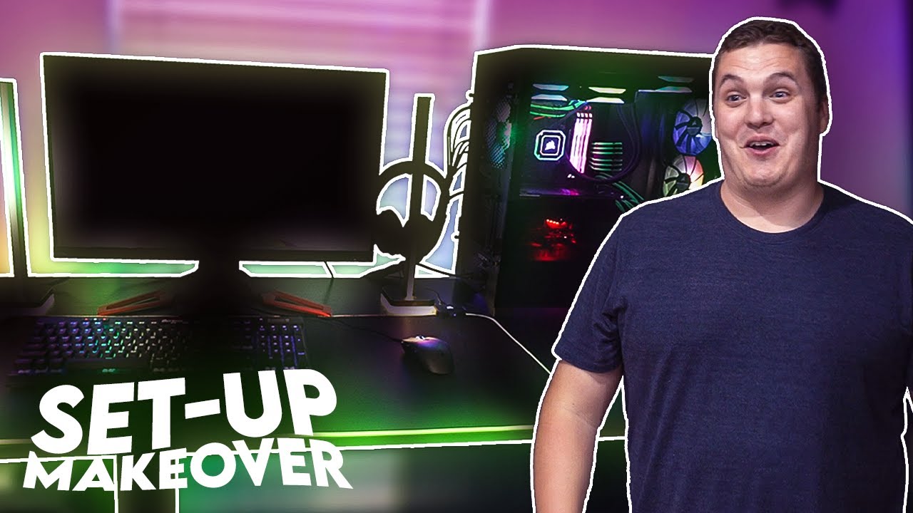Surprising My Friend with a FULL Gaming Setup Makeover!