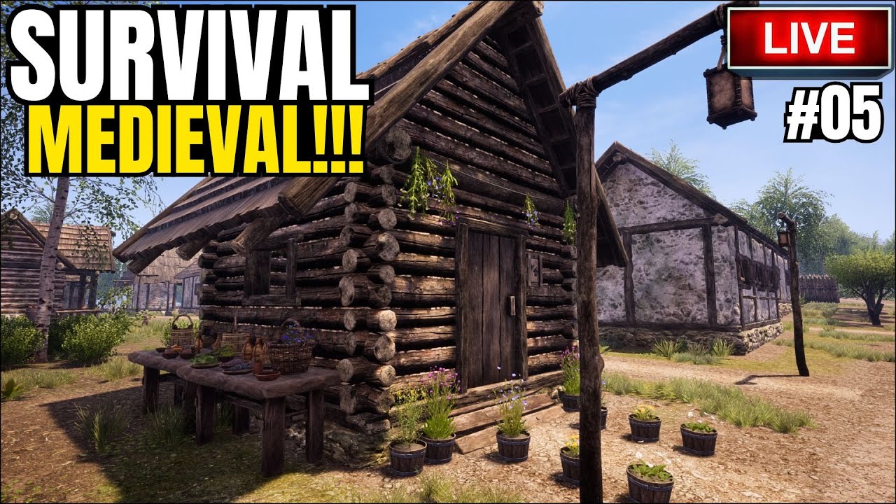 SURVIVAL MEDIEVAL | CONSTRUÇÃO DA MINHA VILA! | CONVIDANDO OS CIDADÃOS! | VILA CRESCENDO! | EP. #05